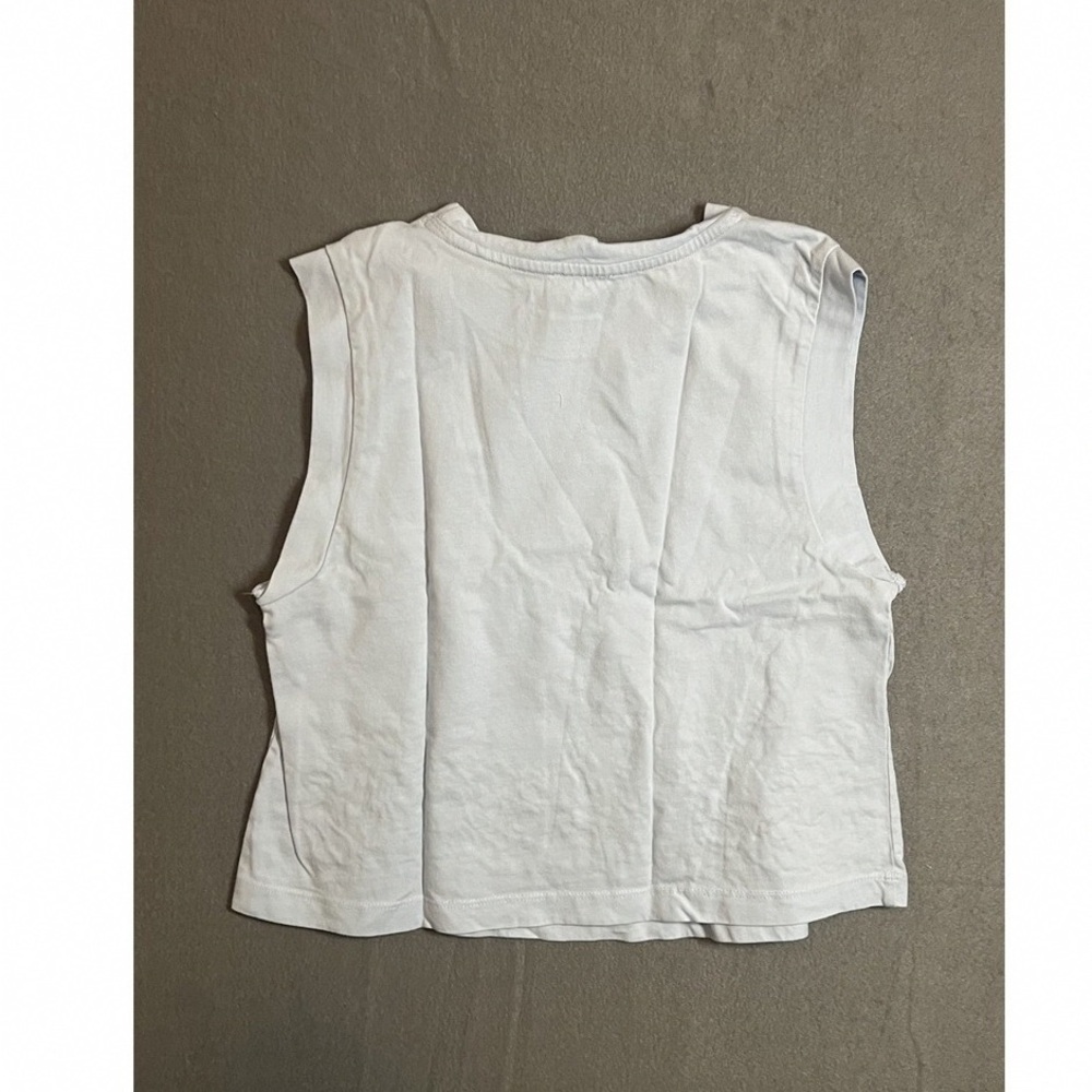 Classic White Sleeveless Muscle Tee